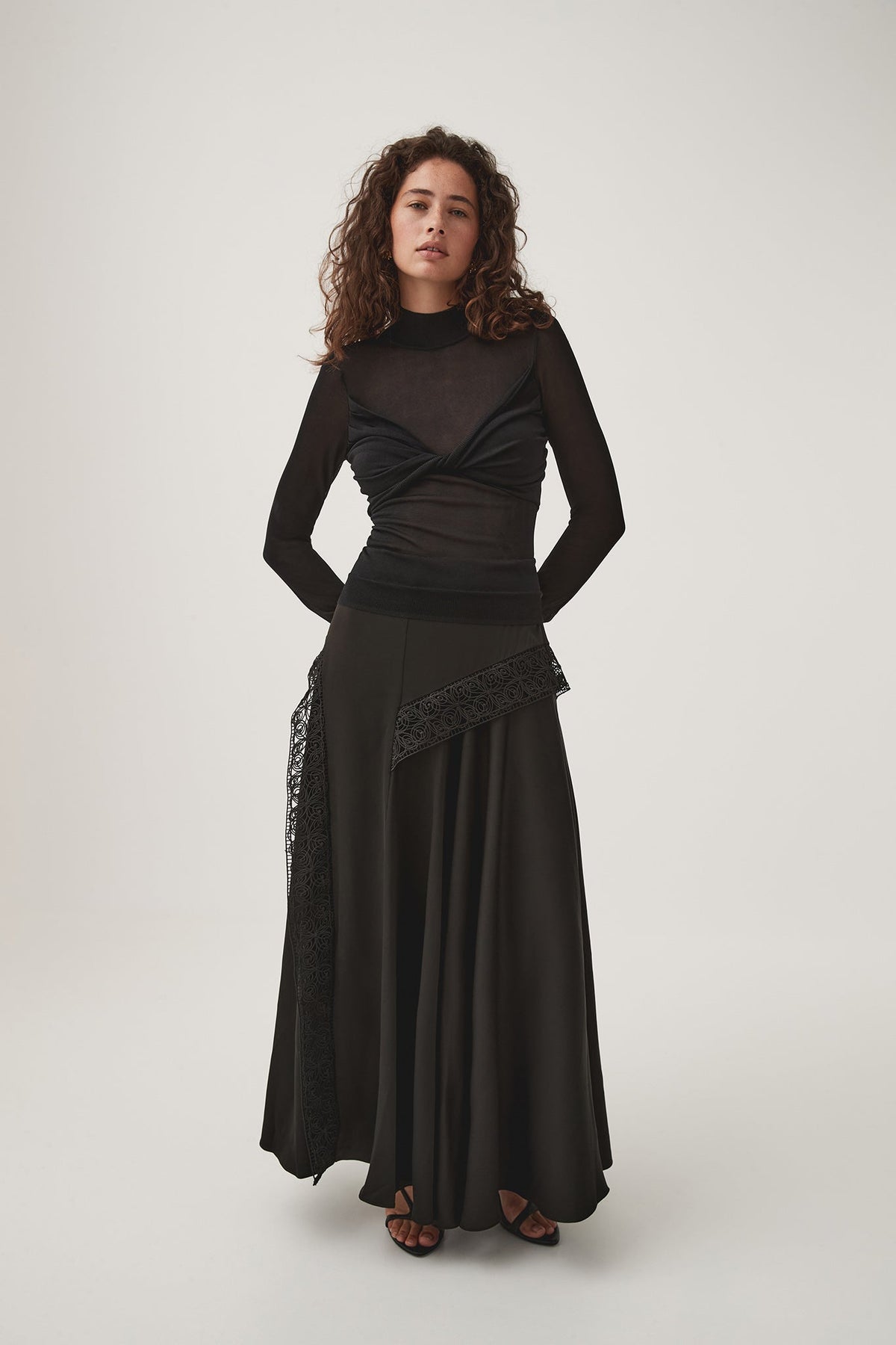 Women Alchemy Twist Crop Knit Top | Aje
