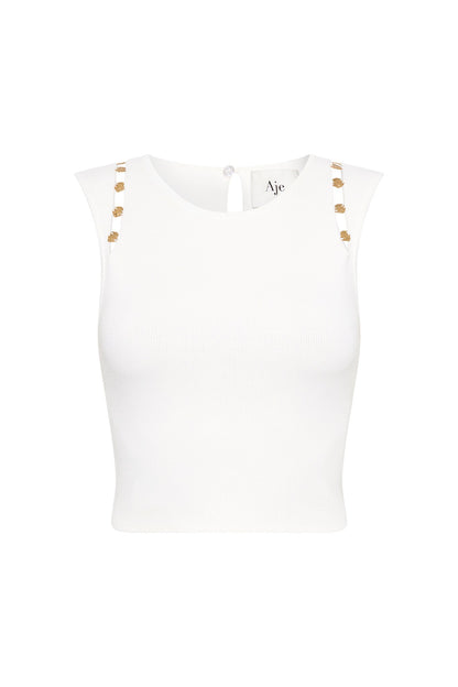 Women Juniper Trinket Knit Top | Aje