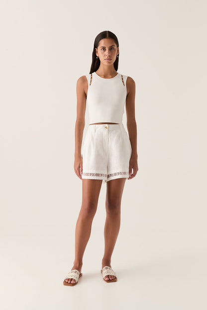 Women Juniper Trinket Knit Top | Aje