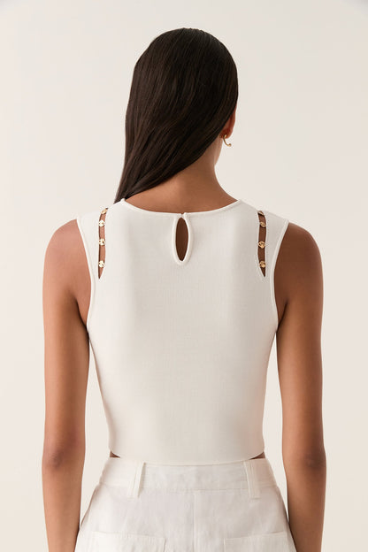 Women Juniper Trinket Knit Top | Aje