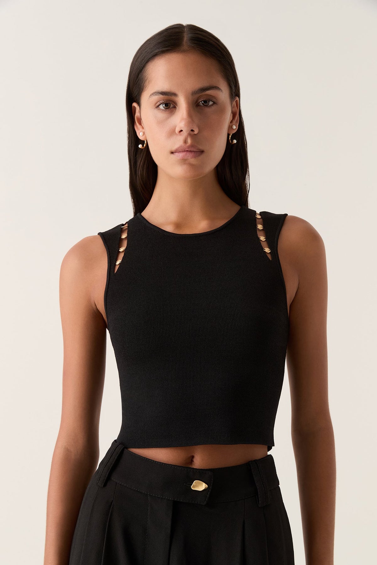 Women Juniper Trinket Knit Top | Aje