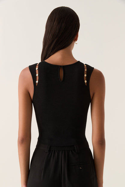Women Juniper Trinket Knit Top | Aje