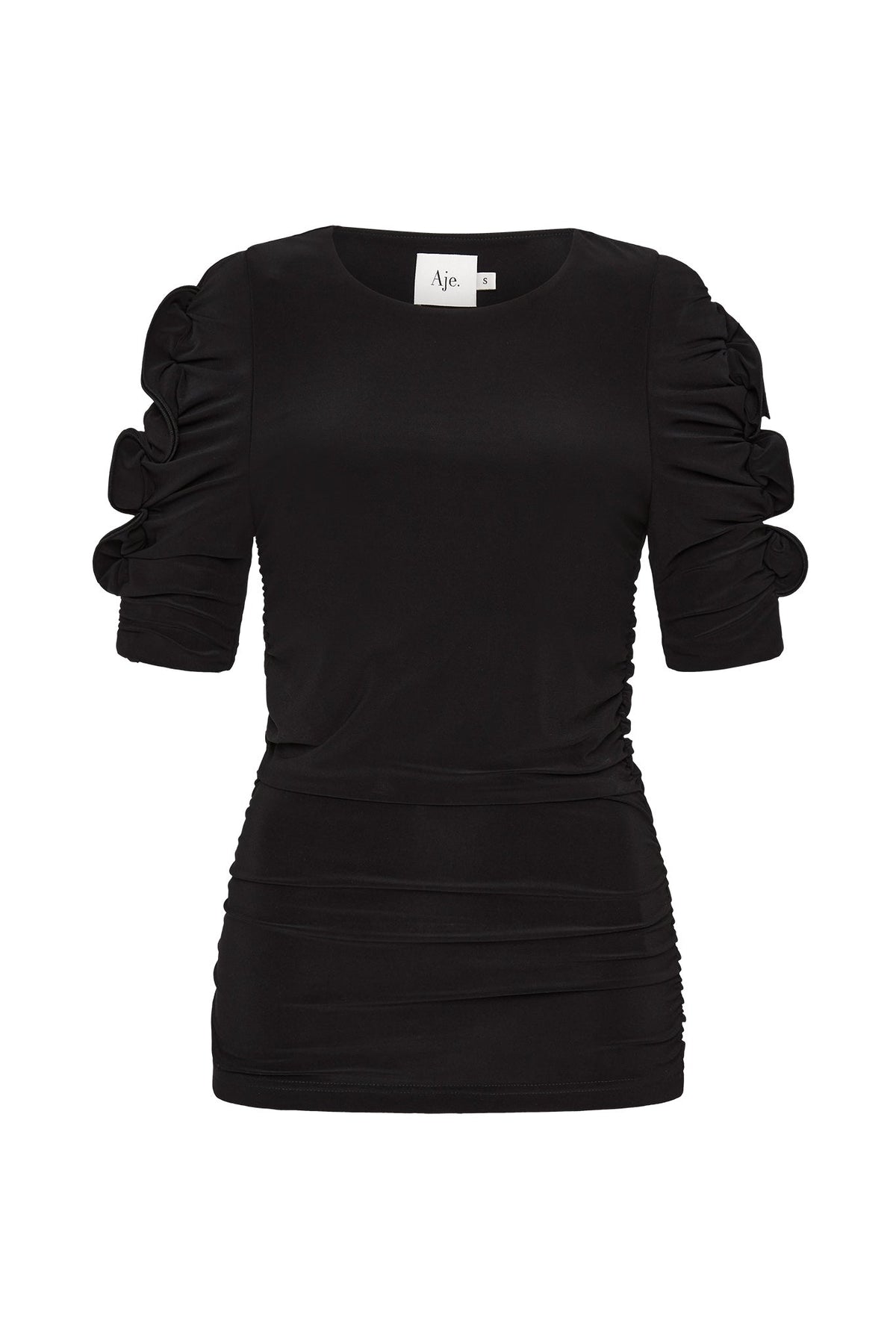 Women Elixir Gathered Jersey Top | Aje