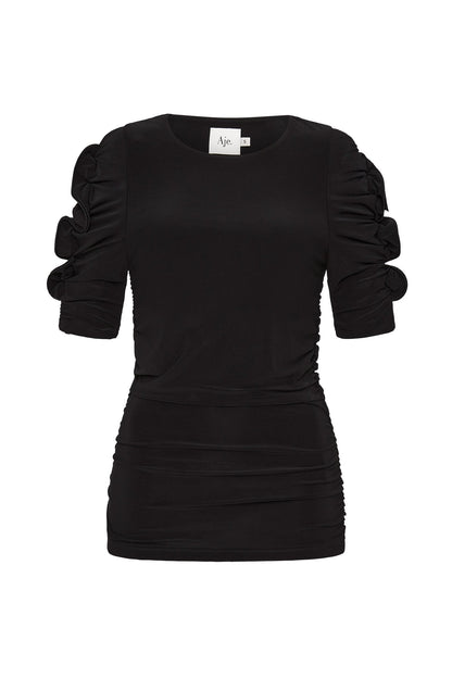 Women Elixir Gathered Jersey Top | Aje