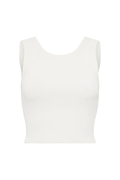 Women Saoirse Scoop Back Neck Top | Aje
