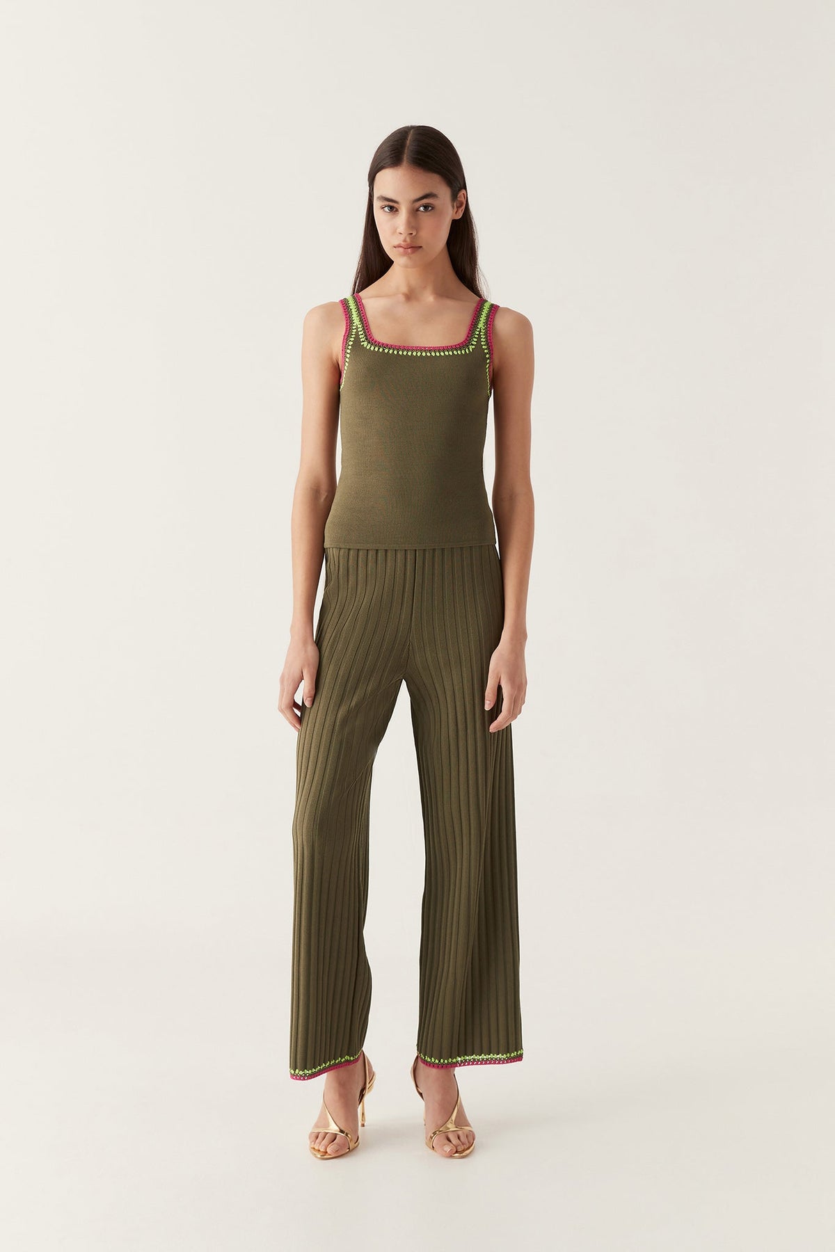 Women Tazia Crocheted Edge Tank | Aje