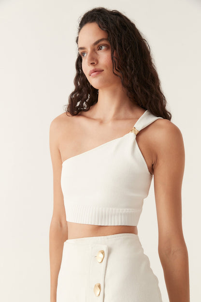 Women Anani Asymmetric Bustier Top | Aje