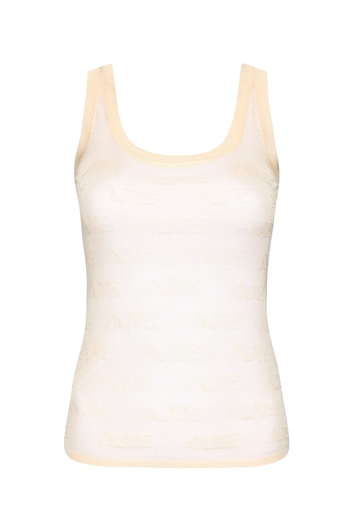 Women Method Logo Scoop Neck Tank | Aje