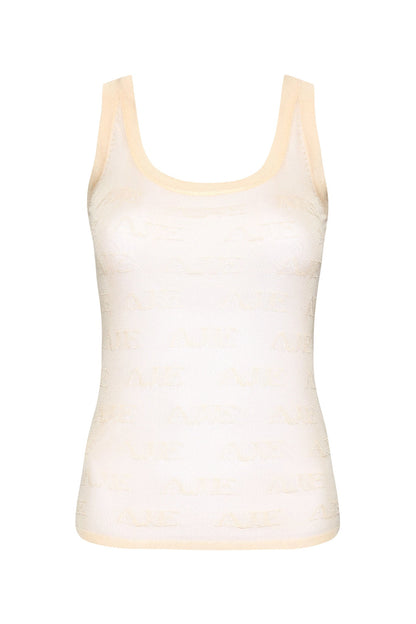 Women Method Logo Scoop Neck Tank | Aje