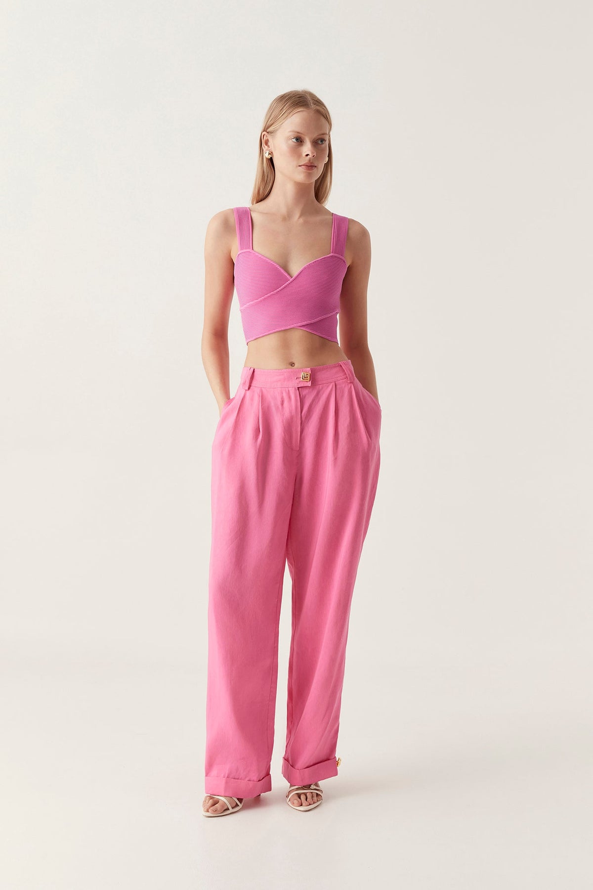 Women Sybil Twist Knit Bustier | Aje