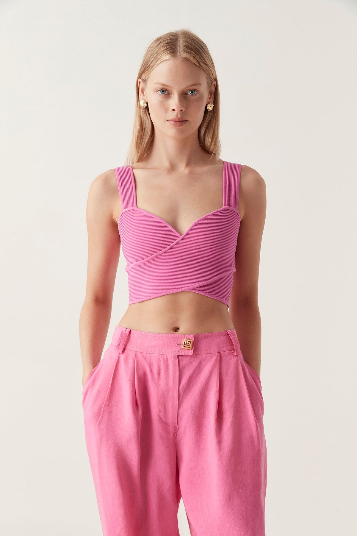 Women Sybil Twist Knit Bustier | Aje