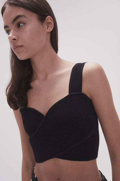 Women Sybil Twist Knit Bustier | Aje