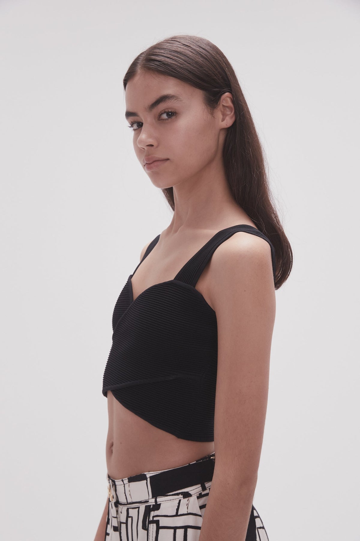 Women Sybil Twist Knit Bustier | Aje