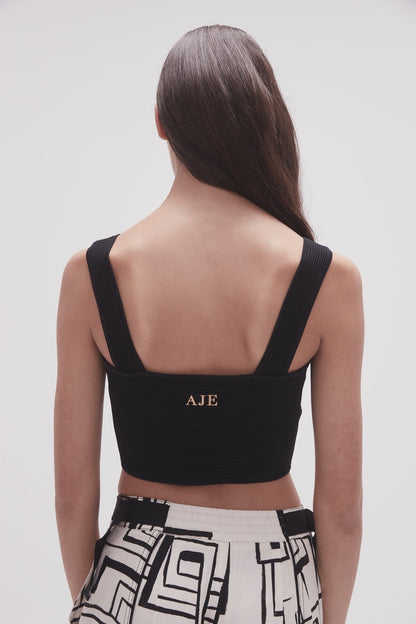Women Sybil Twist Knit Bustier | Aje
