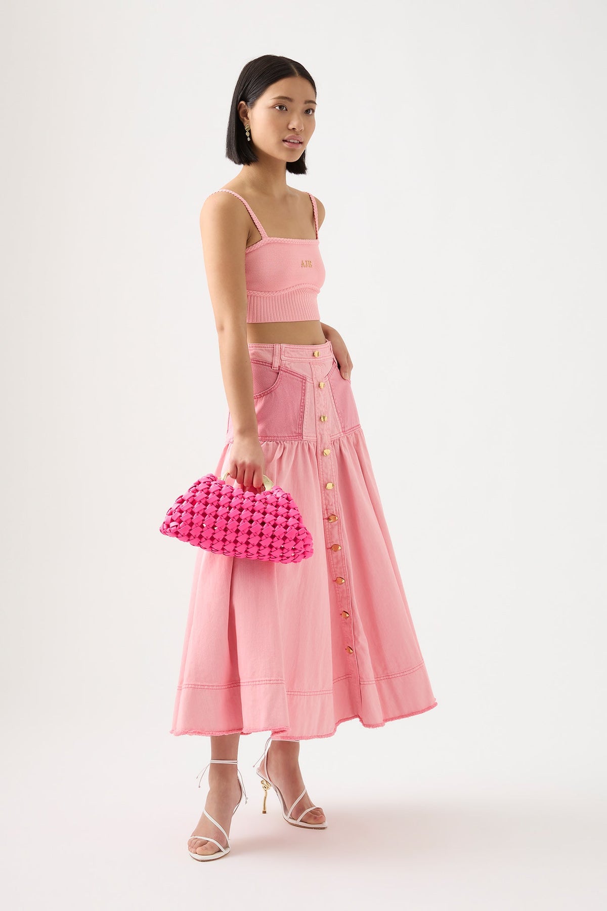 Women Ream Braided Crop Top | Aje