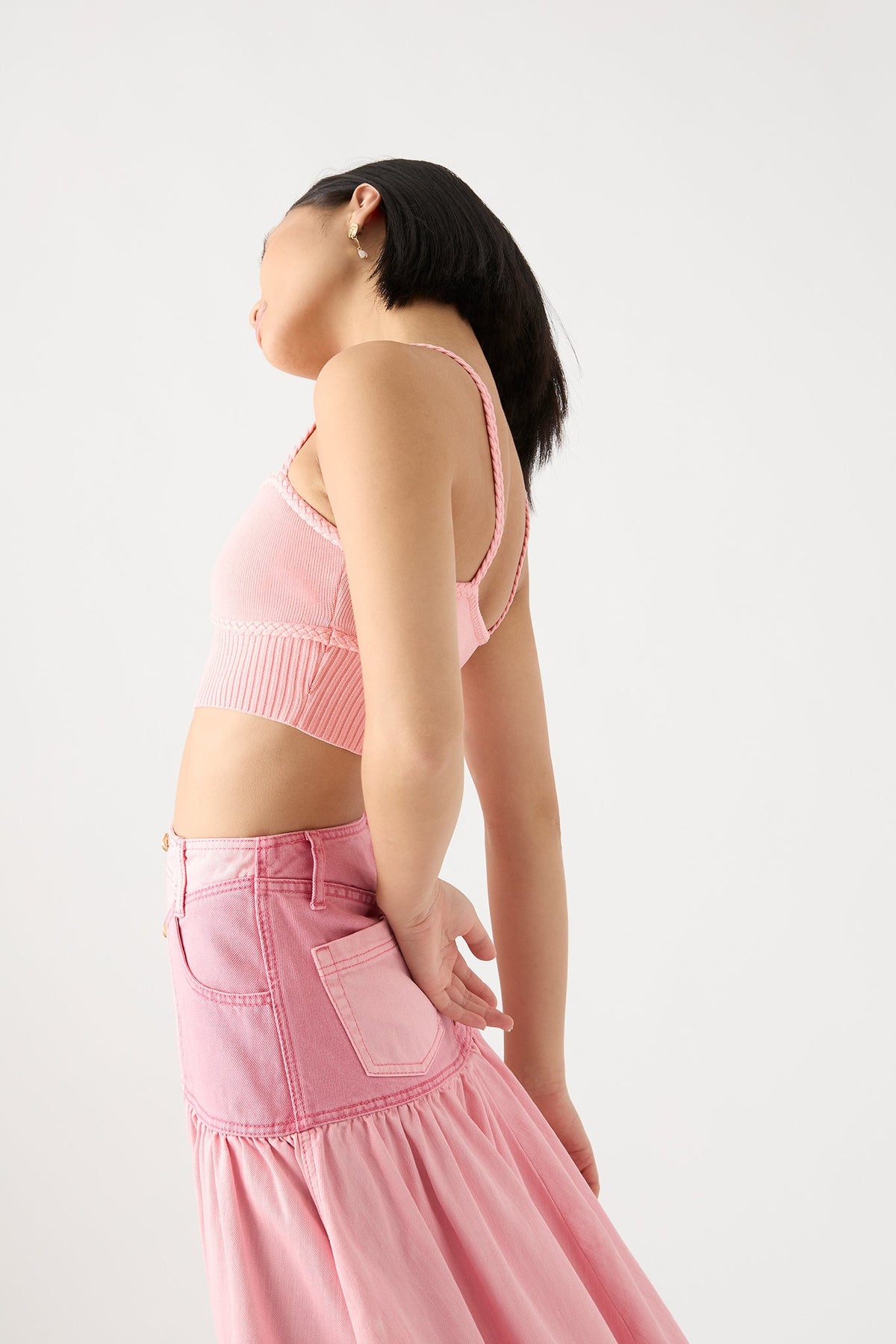 Women Ream Braided Crop Top | Aje