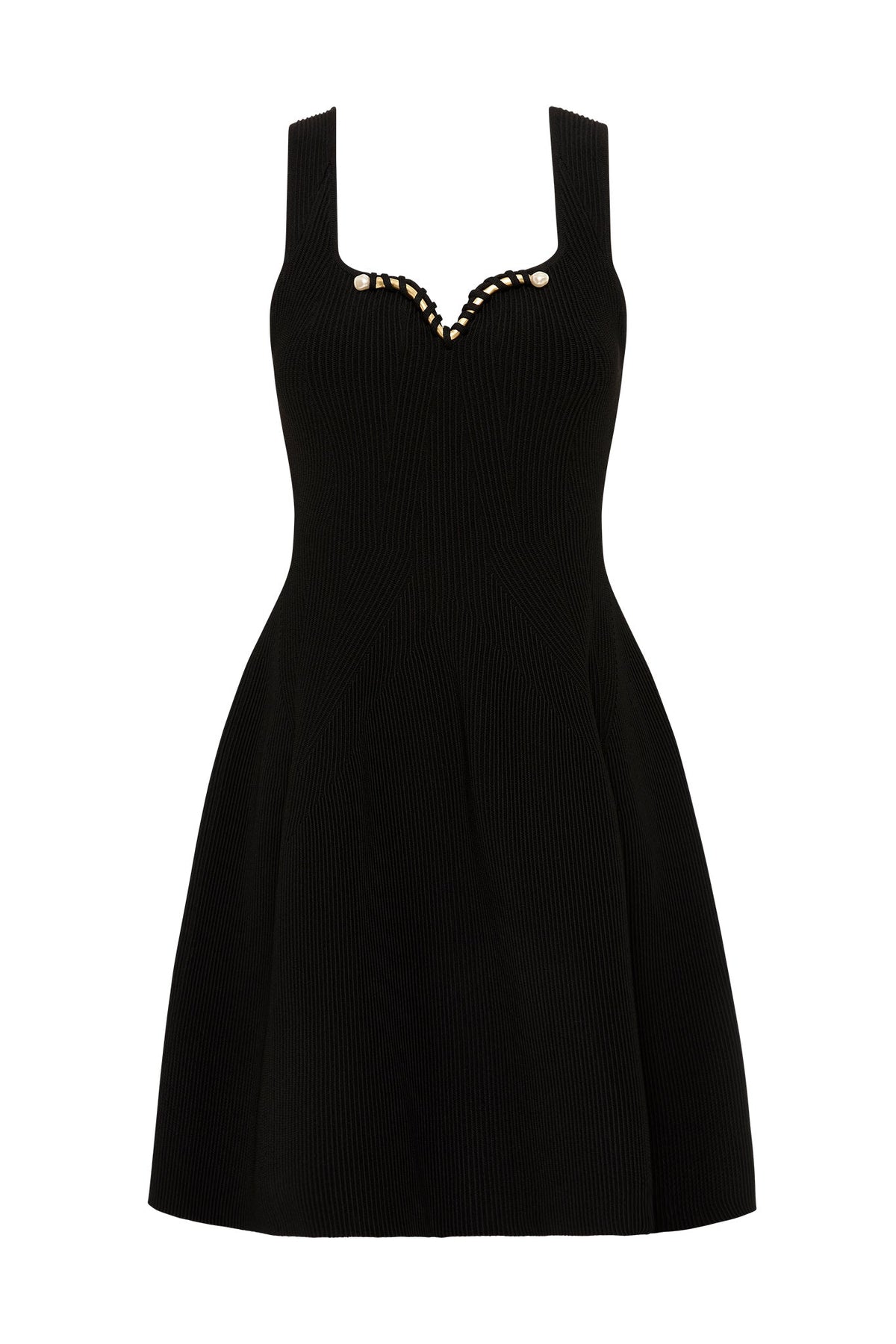 Women Goldfoil Metal Bar Mini Dress | Aje