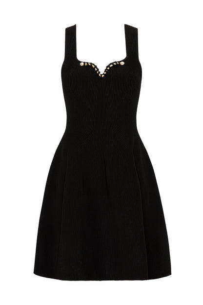 Women Goldfoil Metal Bar Mini Dress | Aje