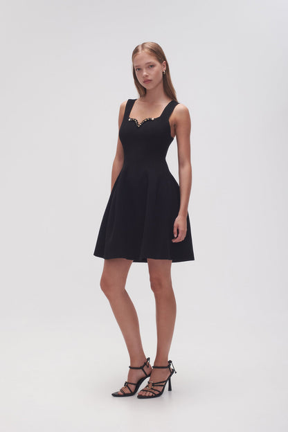 Women Goldfoil Metal Bar Mini Dress | Aje