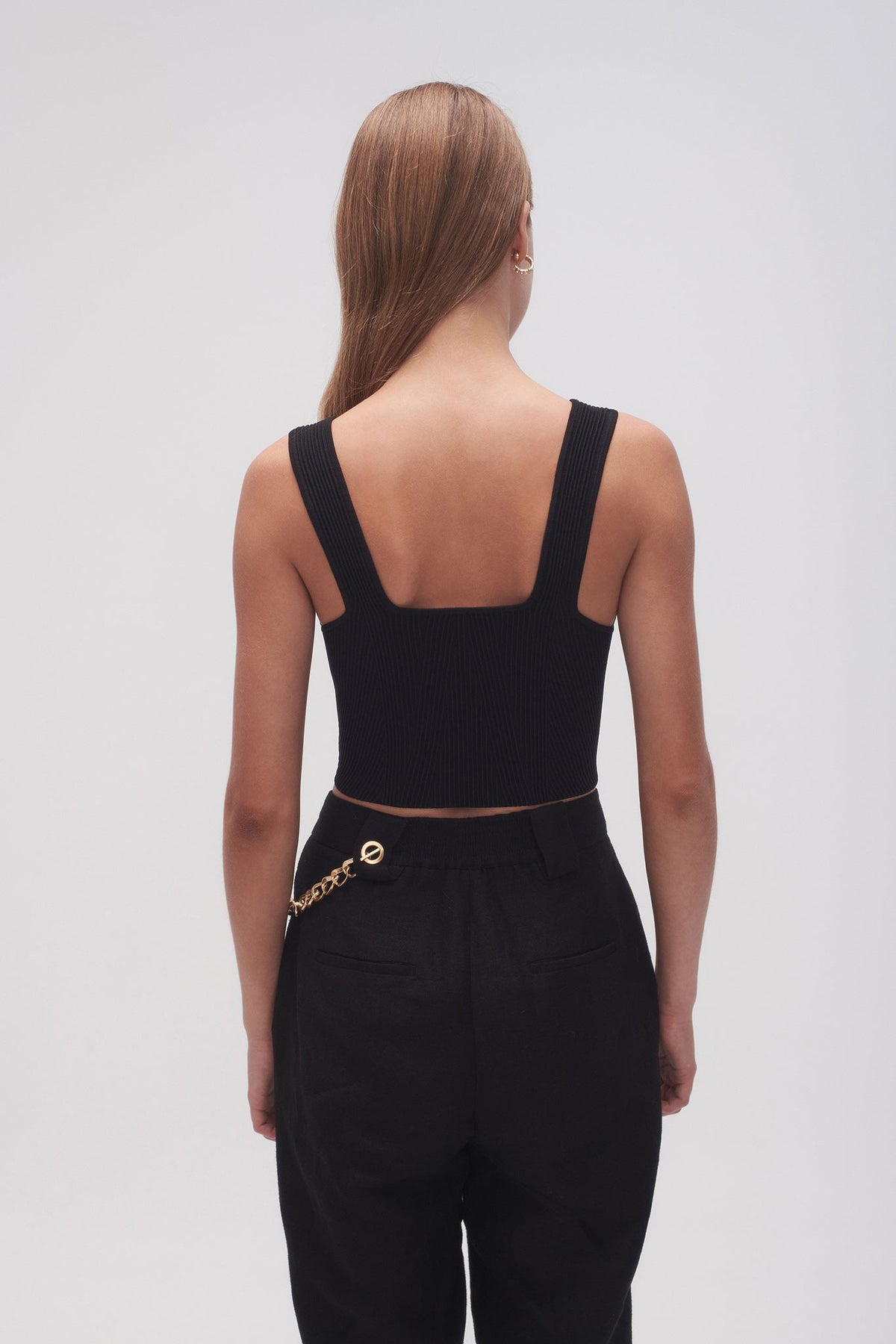 Women Goldfoil Metal Bar Bodice | Aje