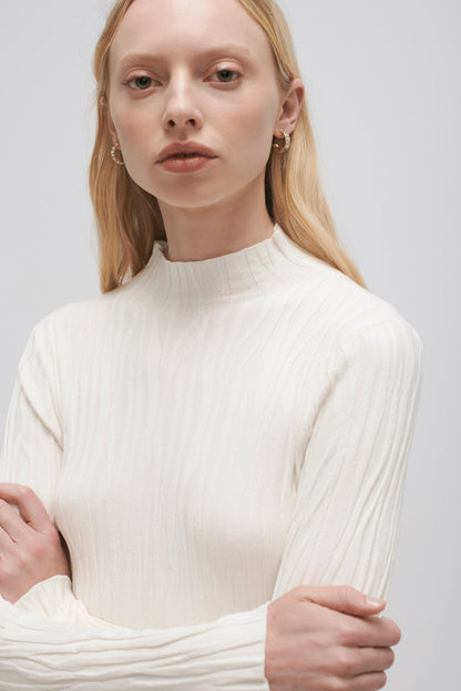 Women Evie Textured Knit Top | Aje