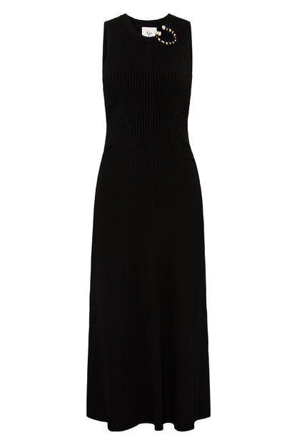 Women Crescent Knit Midi Dress | Aje