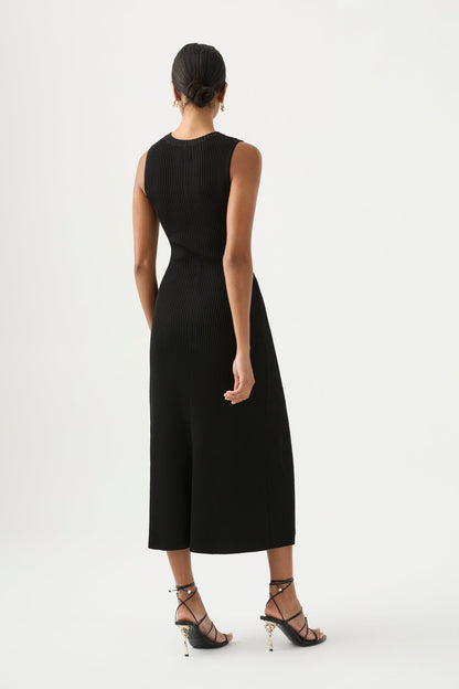 Women Crescent Knit Midi Dress | Aje