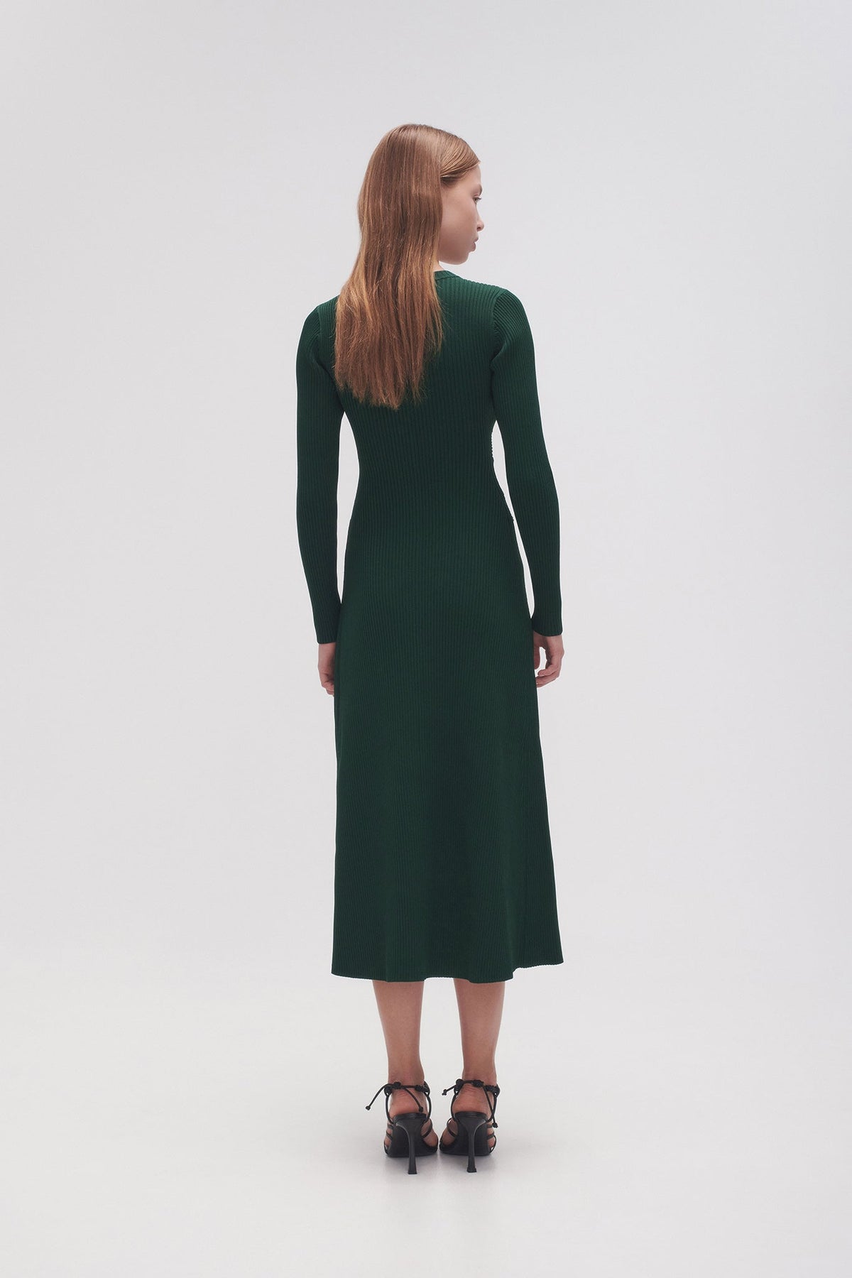 Women Crescent Knit Midi Dress | Aje