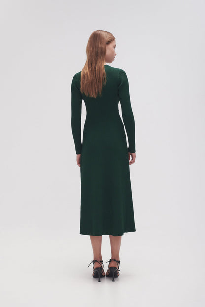 Women Crescent Knit Midi Dress | Aje