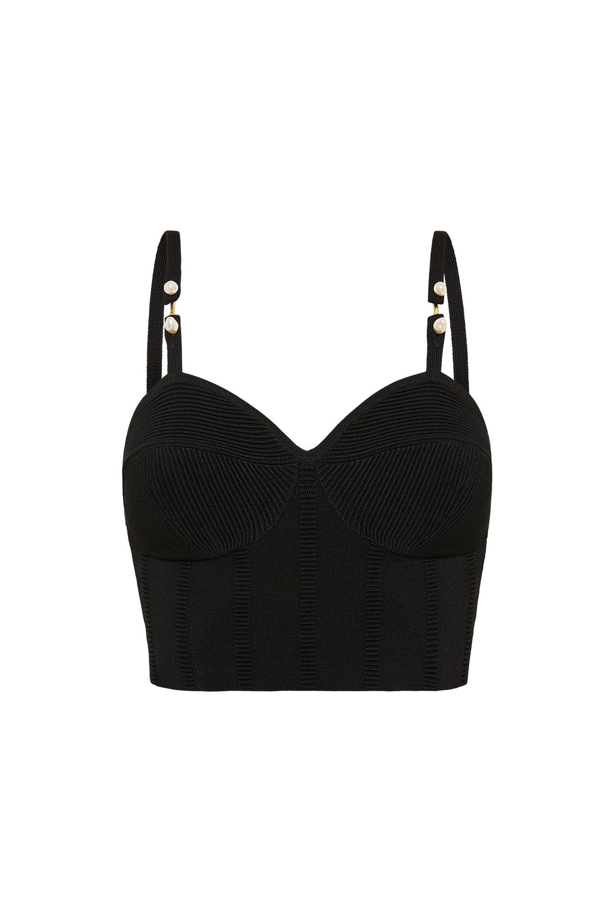Women Phaedra Ottoman Knit Bustier | Aje