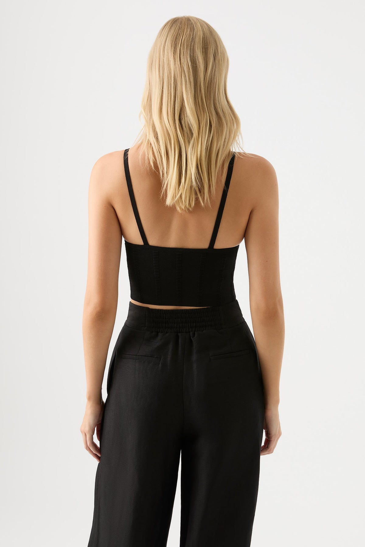 Women Phaedra Ottoman Knit Bustier | Aje