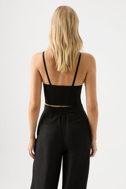 Women Phaedra Ottoman Knit Bustier | Aje