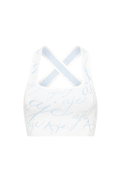 Women Soleil Knit Cropped Bodice | Aje