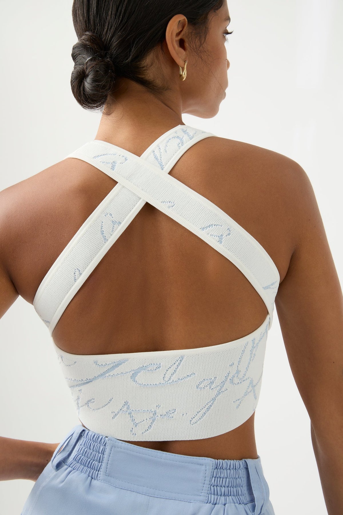 Women Soleil Knit Cropped Bodice | Aje