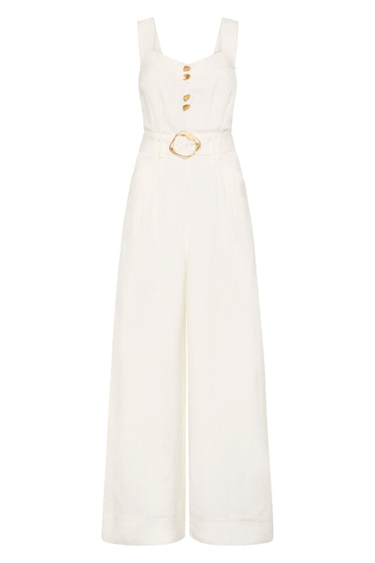 Women Maya Pintuck Wide Leg Jumpsuit | Aje