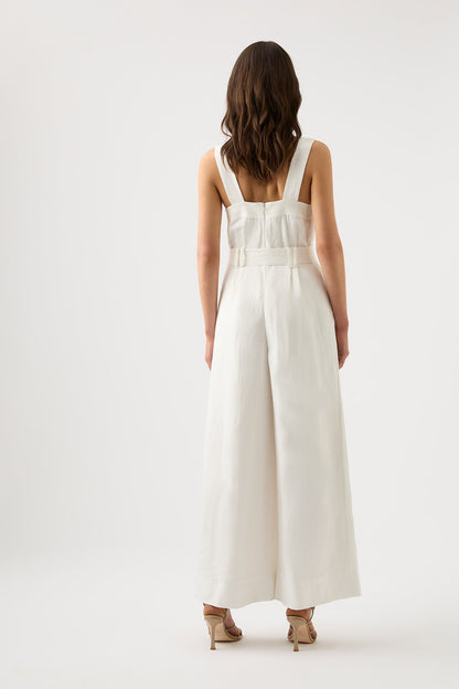Women Maya Pintuck Wide Leg Jumpsuit | Aje