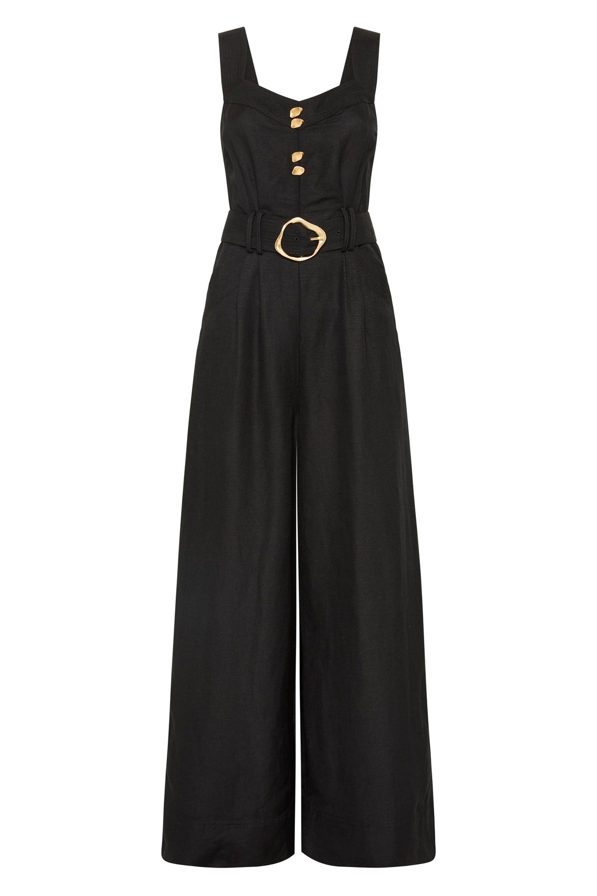 Women Maya Pintuck Wide Leg Jumpsuit | Aje