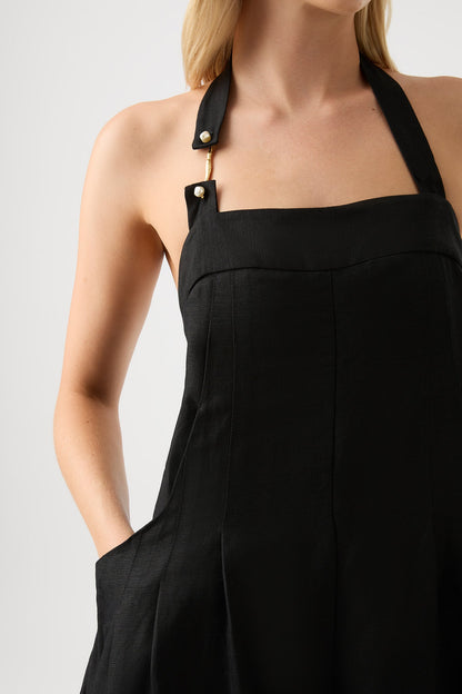 Women Neo Pleated Halter Jumpsuit | Aje