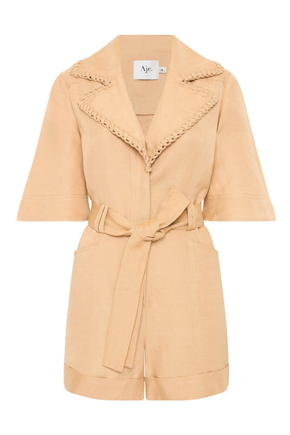 Women Tactile Whipstitch Playsuit | Aje
