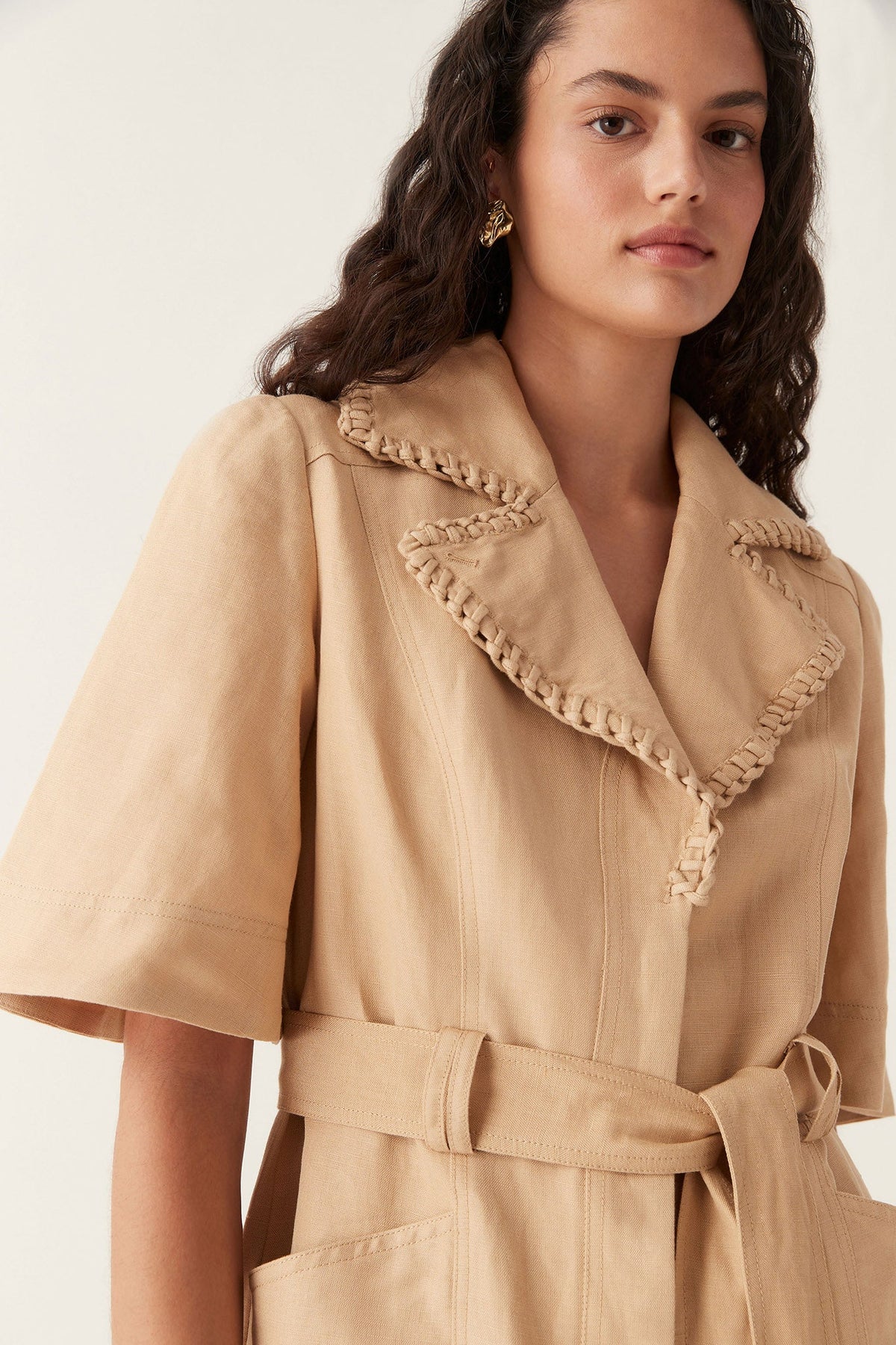 Women Tactile Whipstitch Playsuit | Aje
