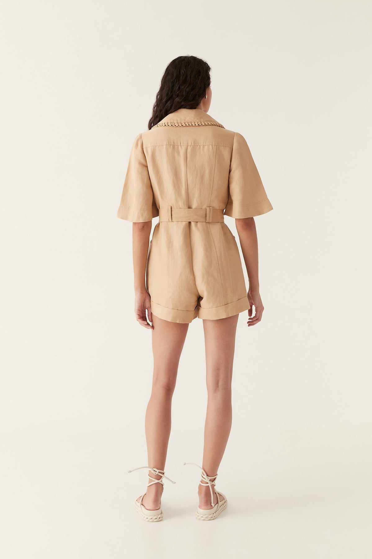 Women Tactile Whipstitch Playsuit | Aje