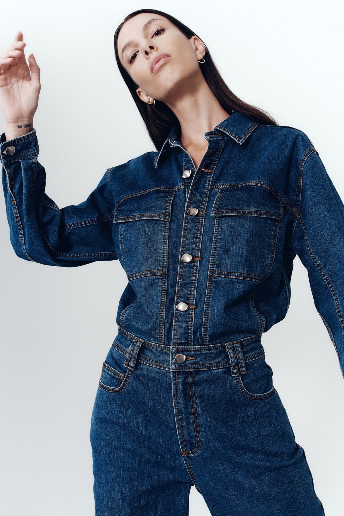 Women Neo Denim Jumpsuit | Aje