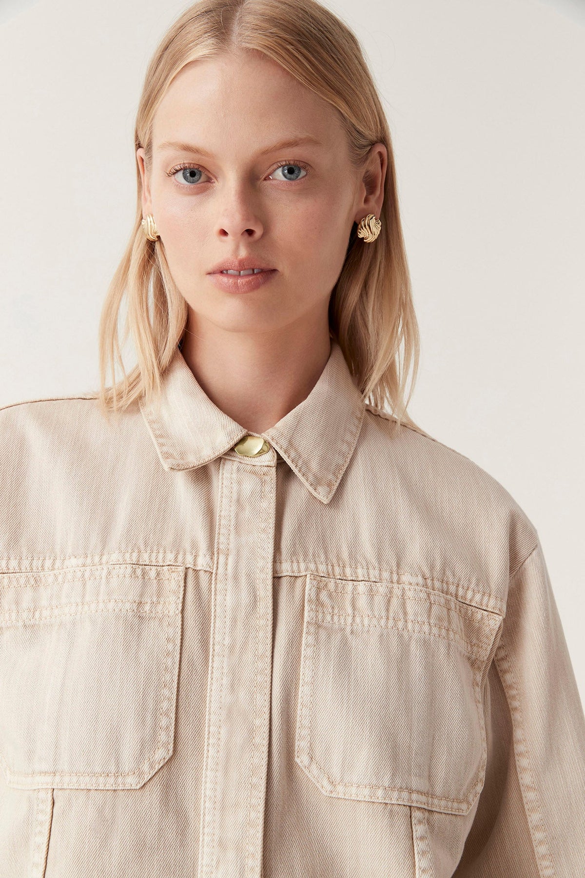 Women Shades Denim Shirt | Aje