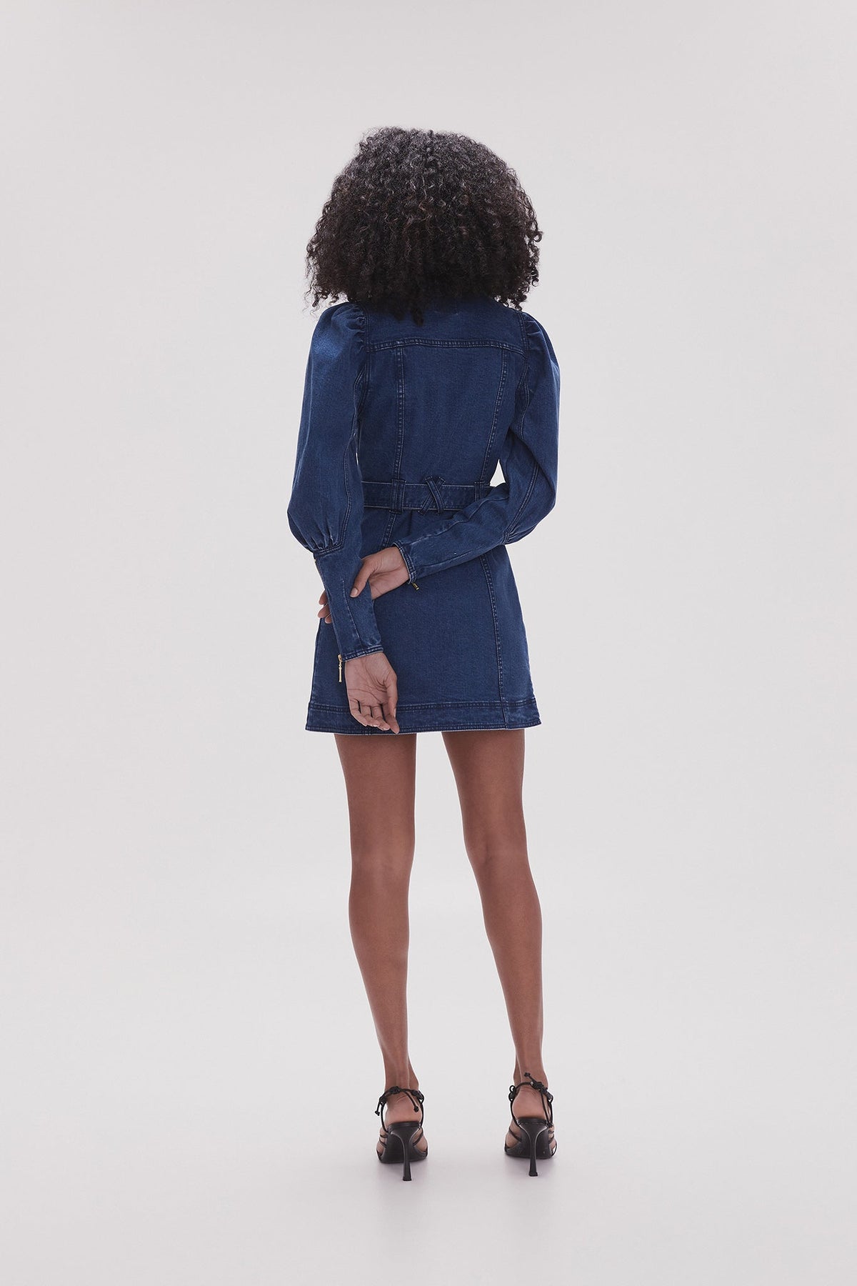Women May Denim Long Sleeve Dress | Aje