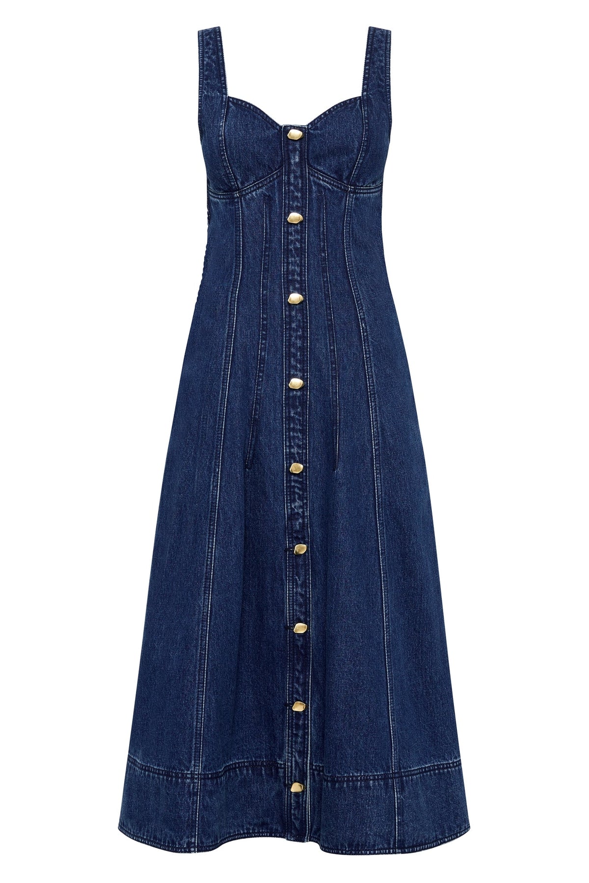 Women May Denim Midi Dress | Aje