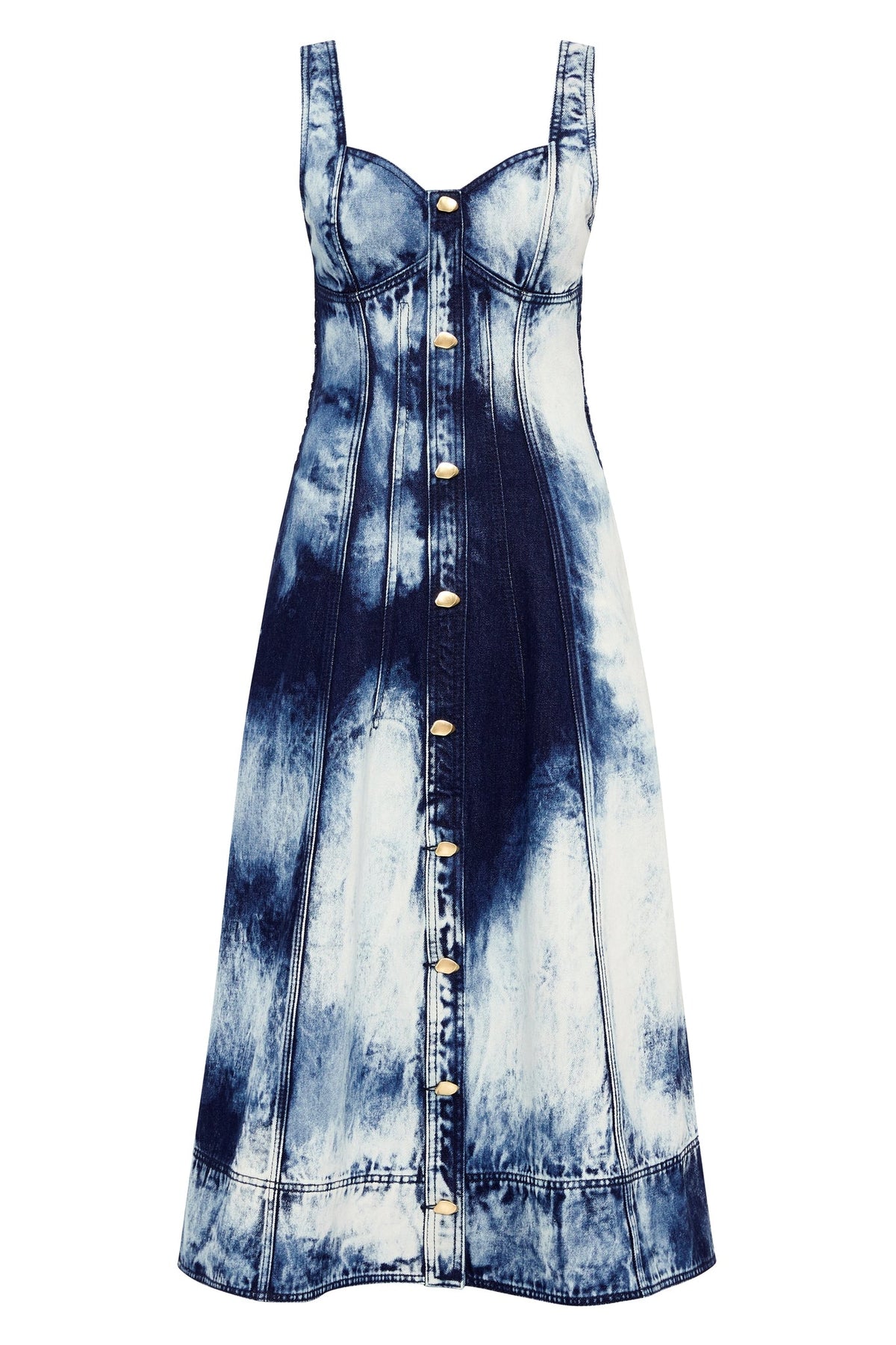 Women Enigma Denim Midi Dress | Aje