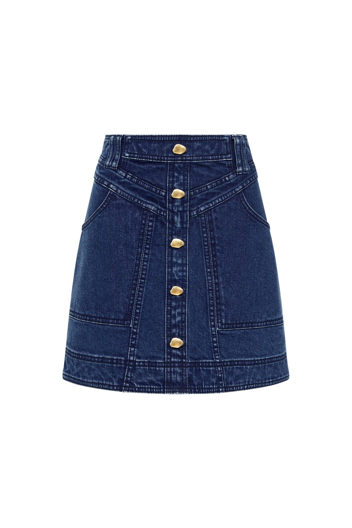 Women May Denim Mini Skirt | Aje