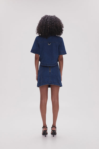 Women May Denim Mini Skirt | Aje