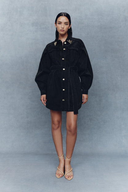 Women Lola Denim Mini Dress | Aje