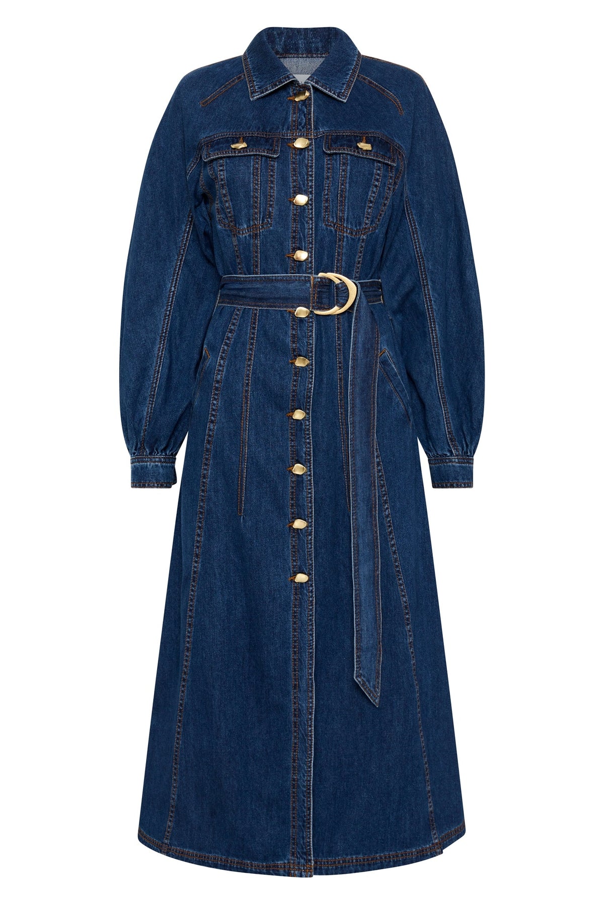 Women Colorado Denim Midi Dress | Aje